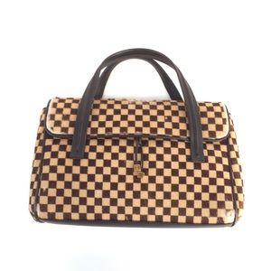 [Sold] LOUIS VUITTON PONY HAIR LEATHER DAMIER BAG