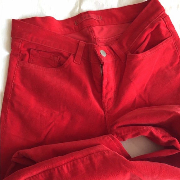 J Brand corduroy jeans red