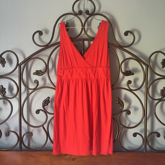 Orange summer dress