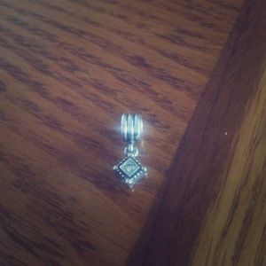 Diamond shaped pandora dangle charm