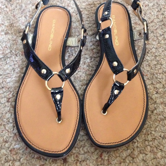 Black gladiator sandals!