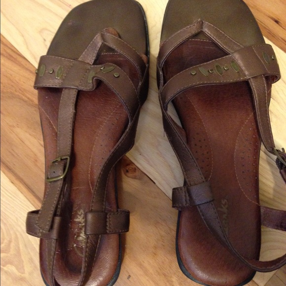 Clarks Dark Bronze Sandal
