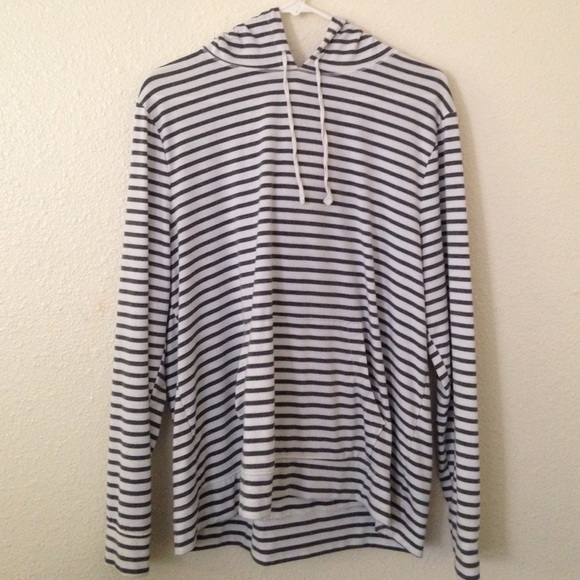 Large striped Hoodie