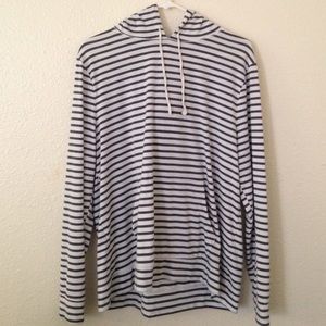 Large striped Hoodie