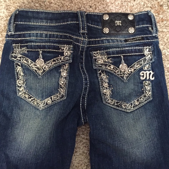 Girls size 12 miss me jeans