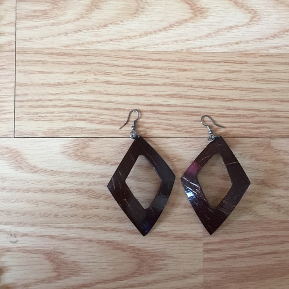 Wooden earrings