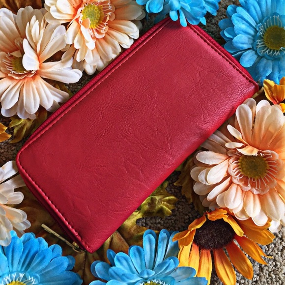 Boutique Clutches & Wallets - Ruby Red Days Wallet