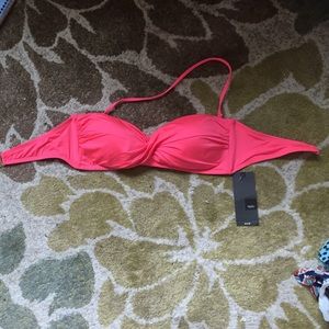 Mossimo bandeau with removable strap bikini top