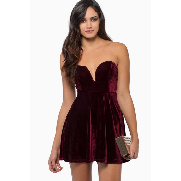 NWOT Sweetheart Velour dress