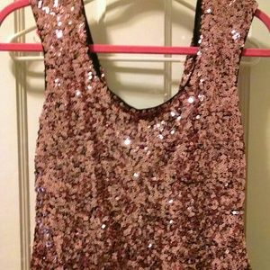 Pink Sequin Cocktail Dress