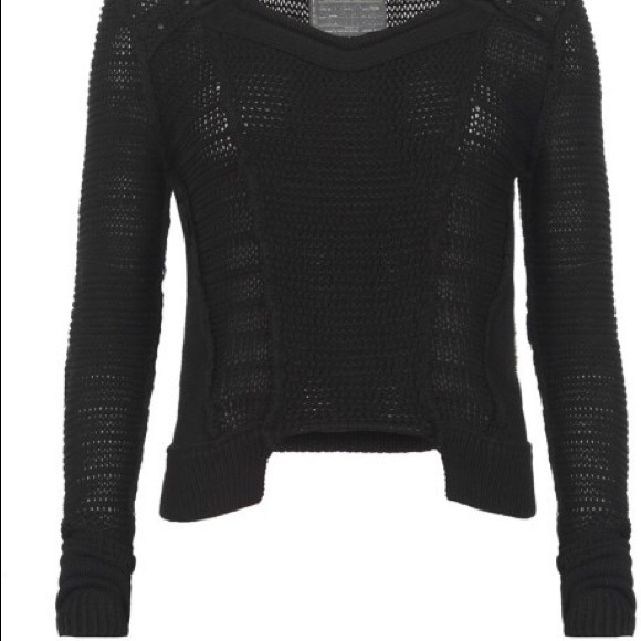 All saints black epona sweater - Picture 2 of 4