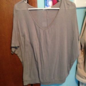 Grey dolman top