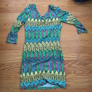 Tribal print dress