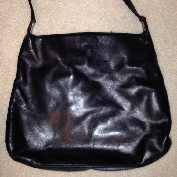 Leather black Kenneth Cole purse