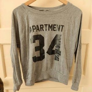 Grey Graphic Pullover shirt