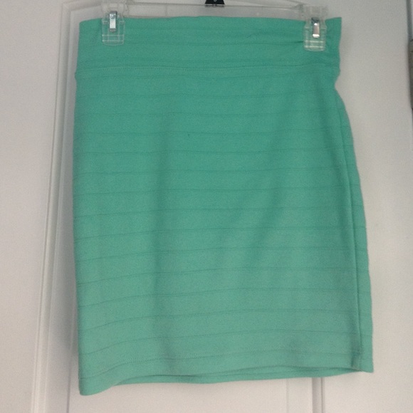 Mint Green Bodycon Skirt
