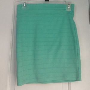 Mint Green Bodycon Skirt