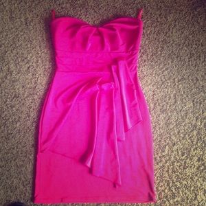 Pink spring dress