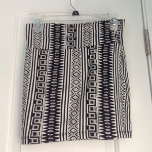 Tribal Bodycon Skirt