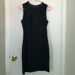 H&M rhinestone neckline LBD