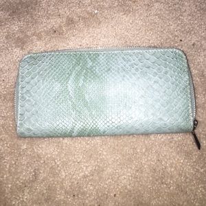 Blue wallet