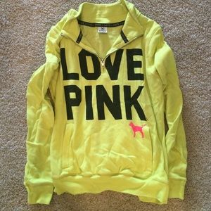 Pink 1/4 zip