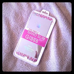 Mirror effect w. Diamond tempered glass 6+ NWT