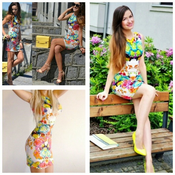 Vibrant Summer Bodycon - Picture 3 of 4