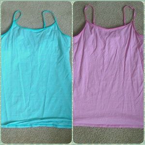 🆕 TWO NWOT Striped Tank Tops