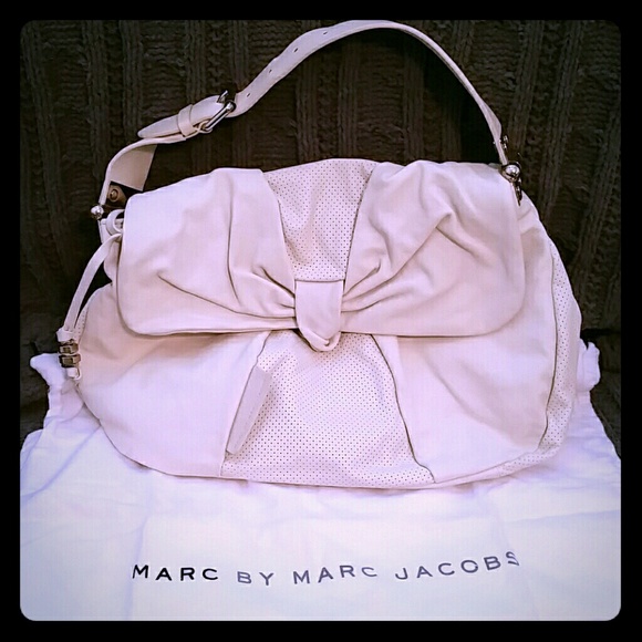 Marc by Marc Jacobs White bow handbag