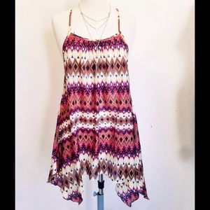 LF Millau Tribal Silk Dress, Sz Small