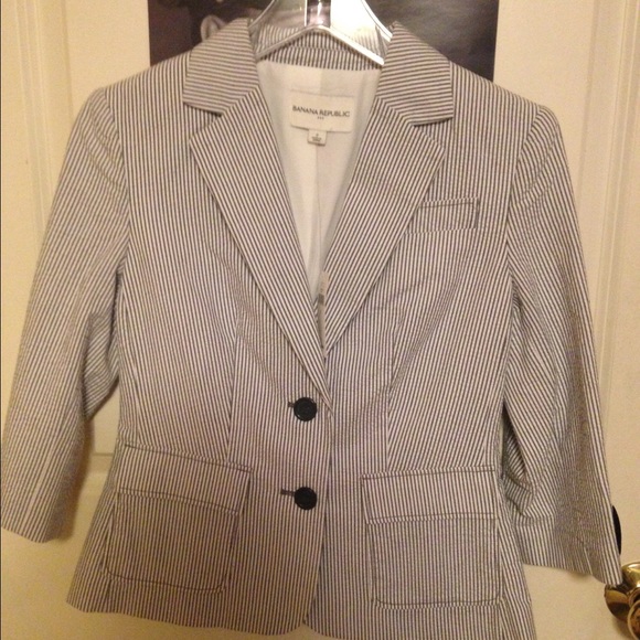 Banana Republic summer blazer. :) size two