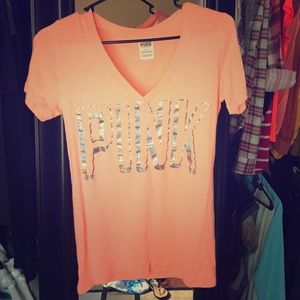 Coral Victoria's Secret top