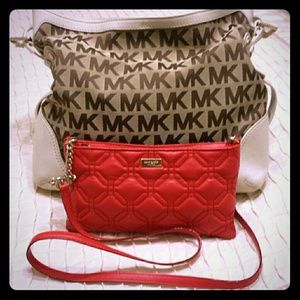 Michael Kors tote and Kate Spade Crossbody Bag