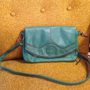 Green cross body  bag