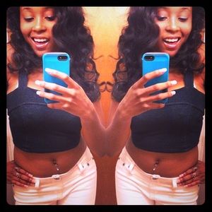 Cute crop top! Worn once. As seen in picture.