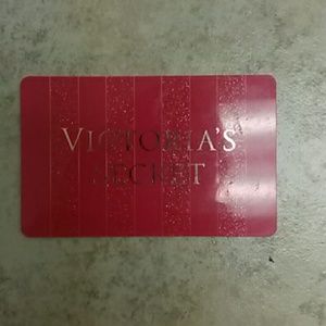 $50 unused victoria secret gift card