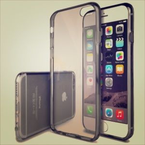 Black Clear Thin Case for Iphone 6 4.7"
