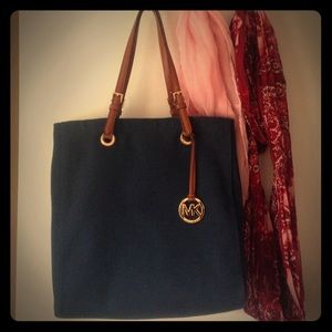 Michael Kors Navy Tote