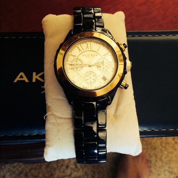 Akribos ceramic watch