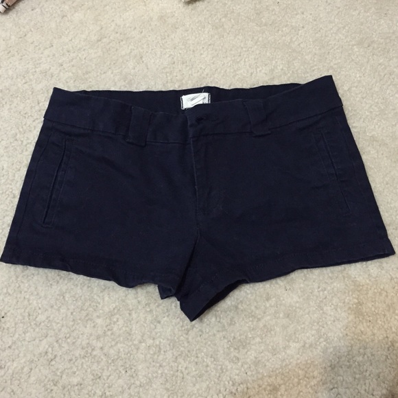 Blue khaki shorts