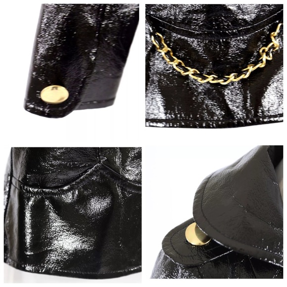 Yoana Baraschi Black Textured Jacket 2 $390 - Picture 4 of 4