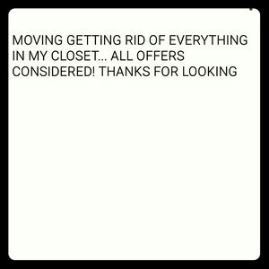 Dresses, shoes, jeans, shorts, pants, tops