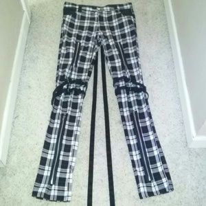 💀Hell Bunny plaid Tripp pants BRAND NEW!!!💀