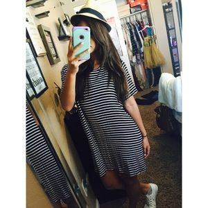 Brandy Melville striped t shirt dress