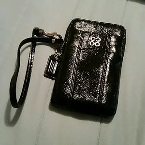 Coach phone wristlet