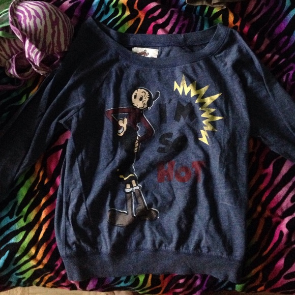Navy blue shirt