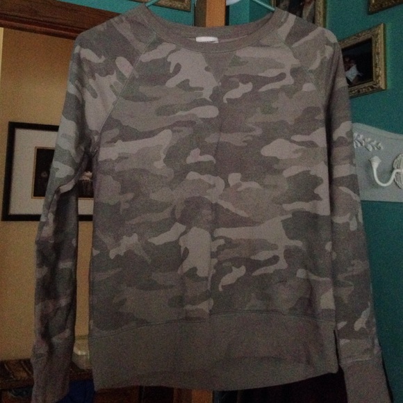 Camo sweater
