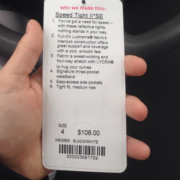 Lululemon speed tight 2 - Picture 3 of 3