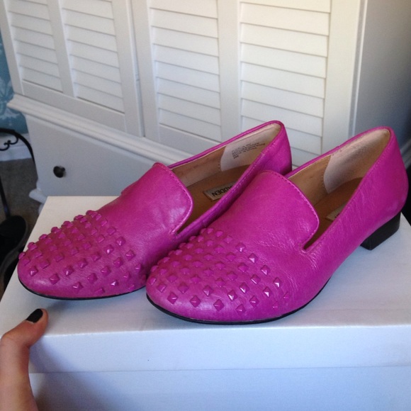 "P-Galia Fuscha Lea" studded Loafers